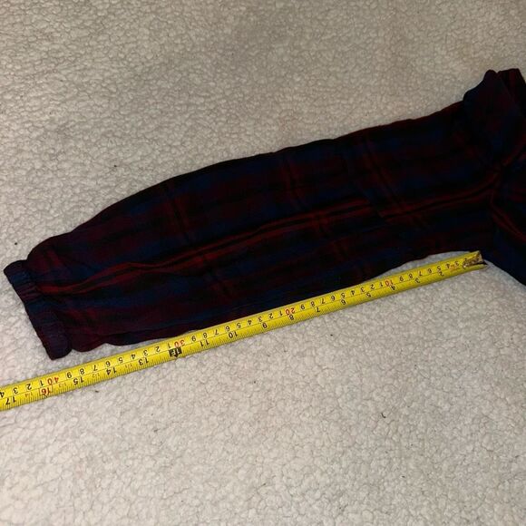 Cabi Small Caroling Style Plaid Button Down LS Womens Top Red Blue Black EUC - Picture 8 of 10